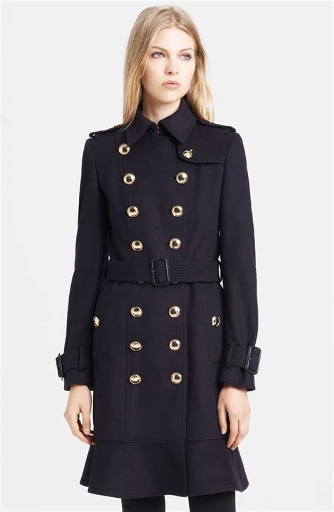 burberry london belted wool coat|burberry size chart.